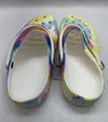 CROCS Classic Tie Dye Adult Clogs Men-9 Women-11 Casual Water Sandals Multi