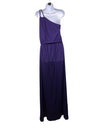 KOH KOH Womens Long Sleeveless One Shoulder Maxi Dress Size XL Indigo Purple