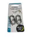 Assorted Nite Ize S-Biner Stainless Steel Dual Carabiner Stainless - Lot Of 18