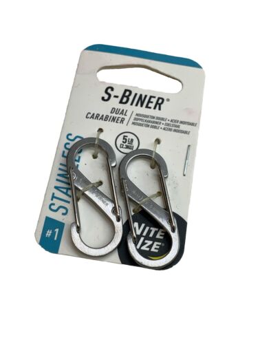 Assorted Nite Ize S-Biner Stainless Steel Dual Carabiner Stainless - Lot Of 18