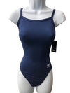 Speedo Solid Endurance + Flyback Training Swimsuit A577812927 Nautical Navy 28