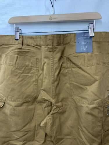 Men’s GAP Carpenter Long Pant W36 X L32 Coyote Brown Classic Workwear Relaxed