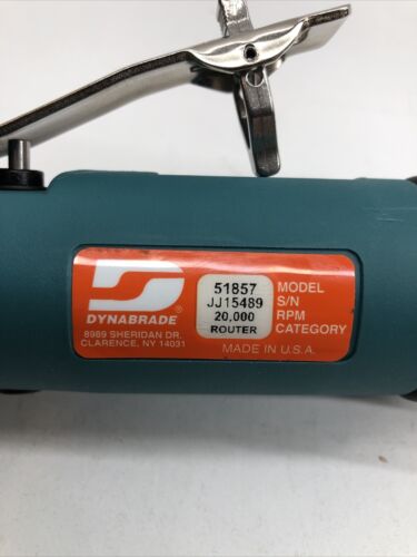 Dynabrade 51857 .7 hp Trim Router 20,000 RPM Rear Exhaust 1/4