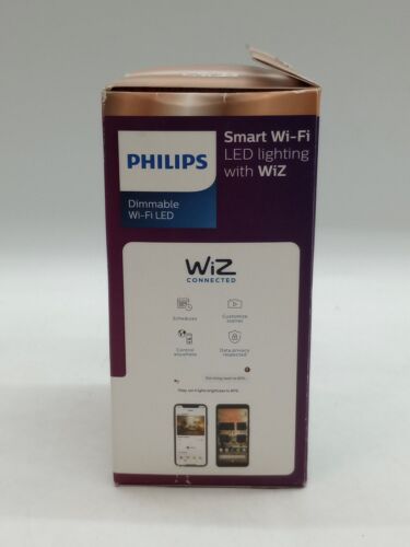 Philips Daylight A19 LED 60W Equivalent Dimmable WiZ Connected 800LM Lot of 2