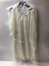 J Kara Women's Caplet V-Neck Short Cocktail Beaded 6P 5325CEMW Off White