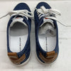 Tommy Hilfiger Mikkiz Sneaker Women's Blue/White Oxford 8.5 Lace-up Shoes Casual