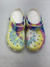 CROCS Classic Tie Dye Adult Clogs Men-9 Women-11 Casual Water Sandals Multi