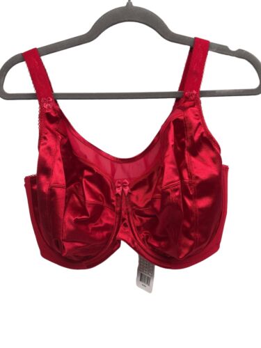 Goddess Keira Banded UW Bra GD6090 Scarlet Underwire Full Coverage Size 36J