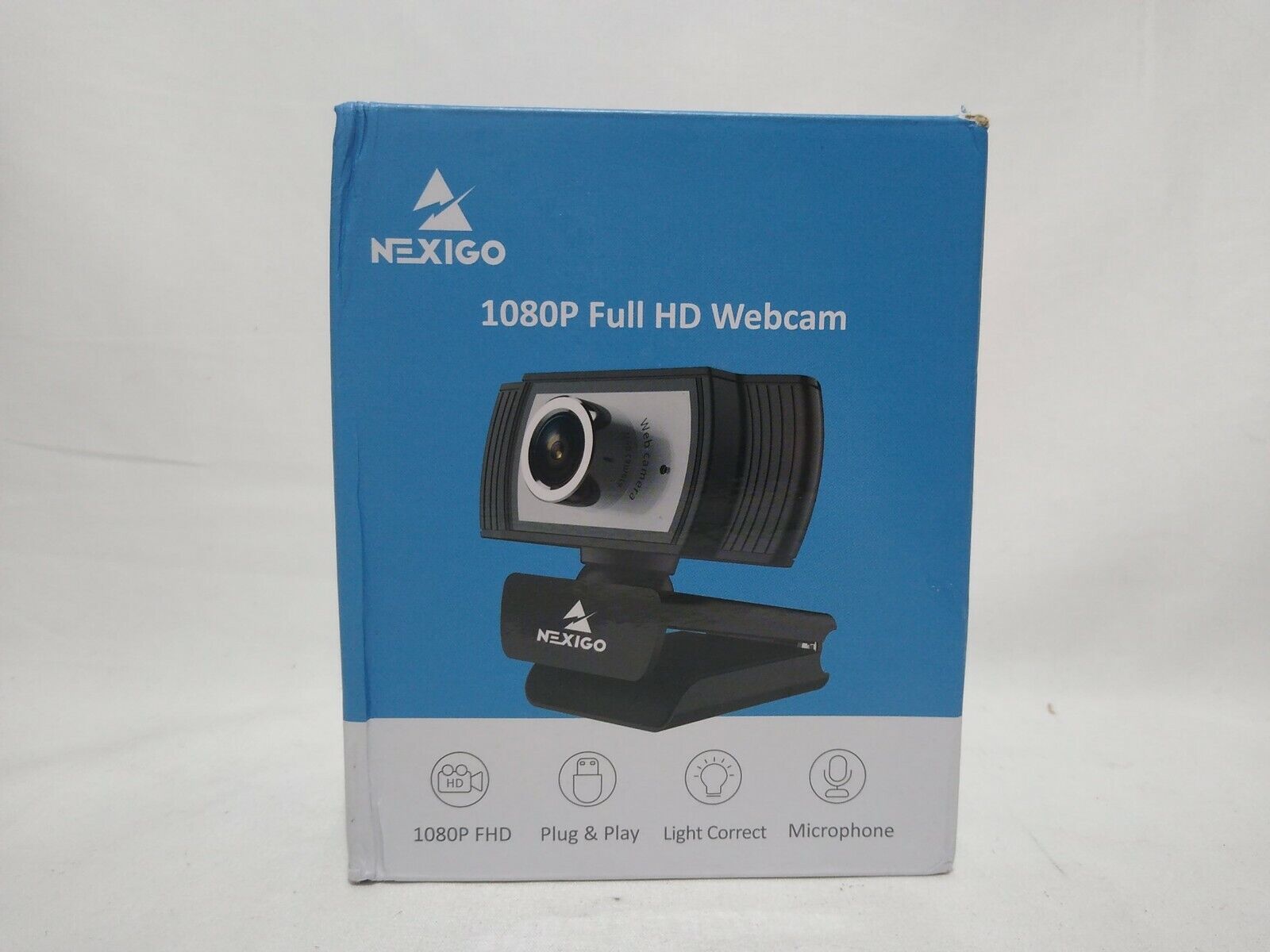 1080P Full HD WebCam with Microphone for Streaming Gaming Video Chatting Black