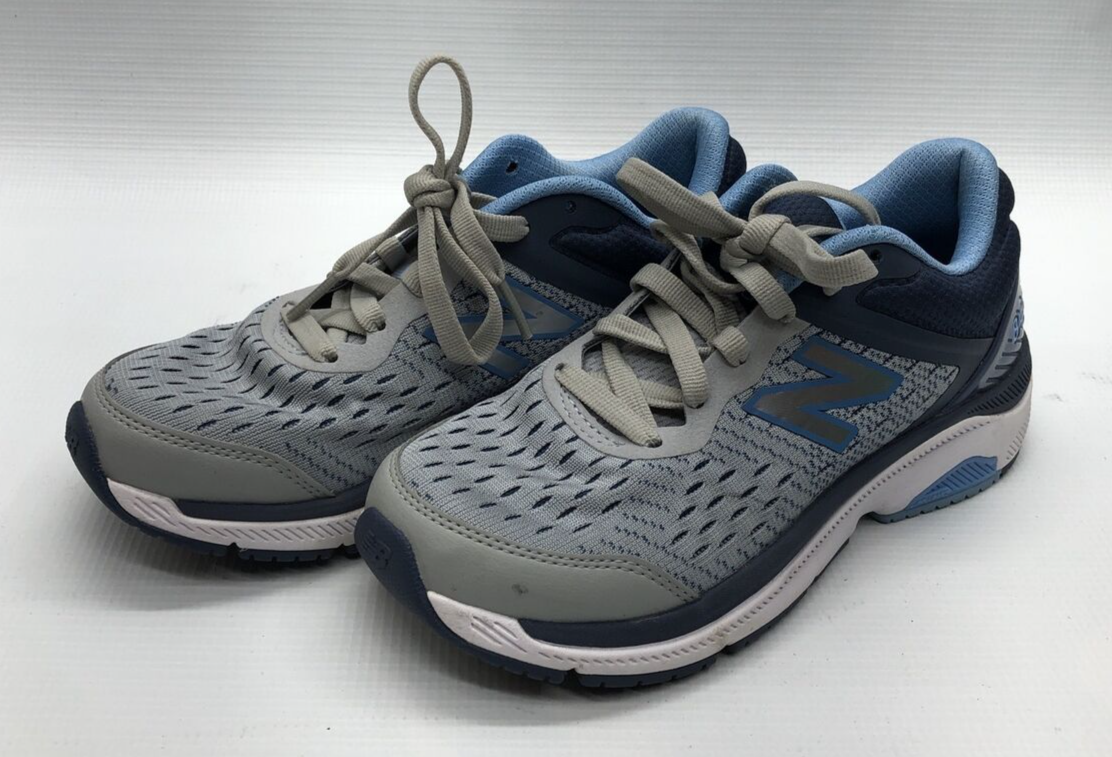 Women's New Balance Walking Shoe Mesh Synthetic Sneaker Atheletic Lace-up Size 6