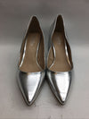 Charles David Women's Dress Shoes Silver Heels Angelica Size 6.5 M Pointed Toe