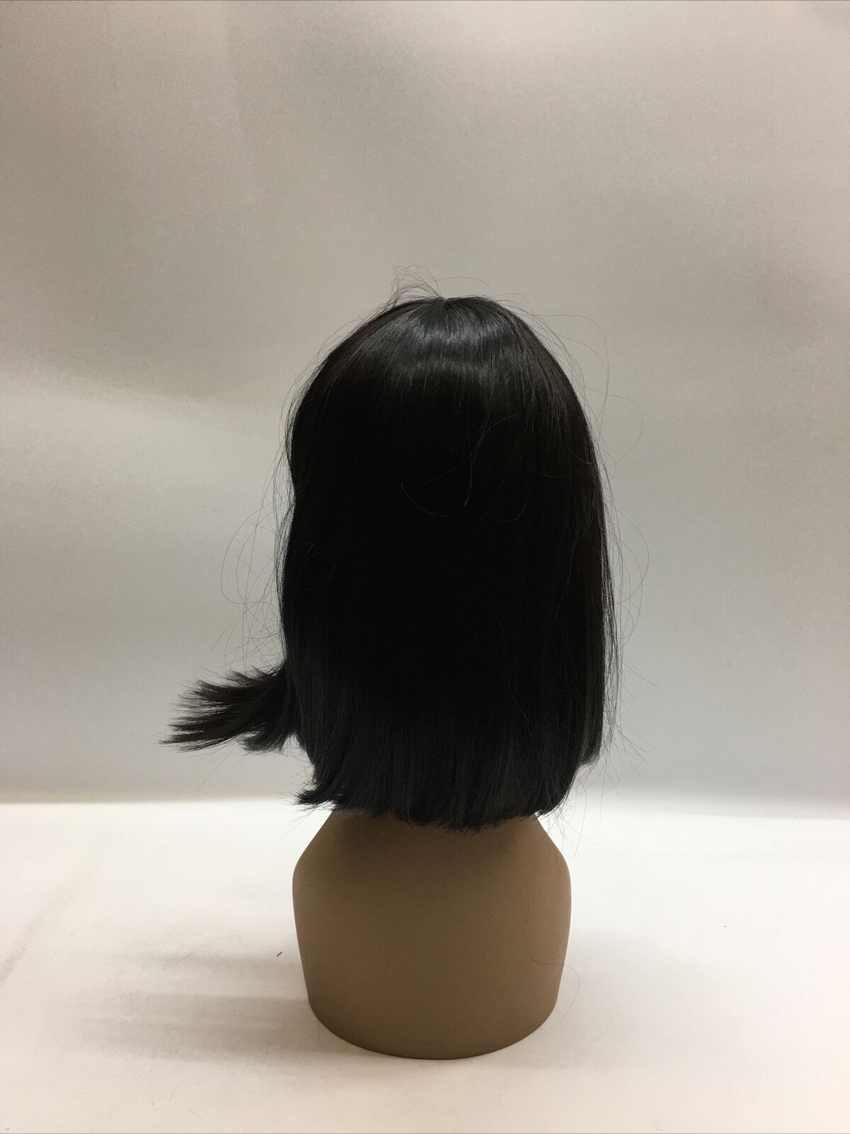 Black Short Bob Wig Straight Black Bob Wig with bangs, 12 inch Straight Bob Bang