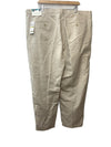 Cubavera Linen Straight Dress Long Pants Men's Size 44X30 Beige CUBF534BDI-252