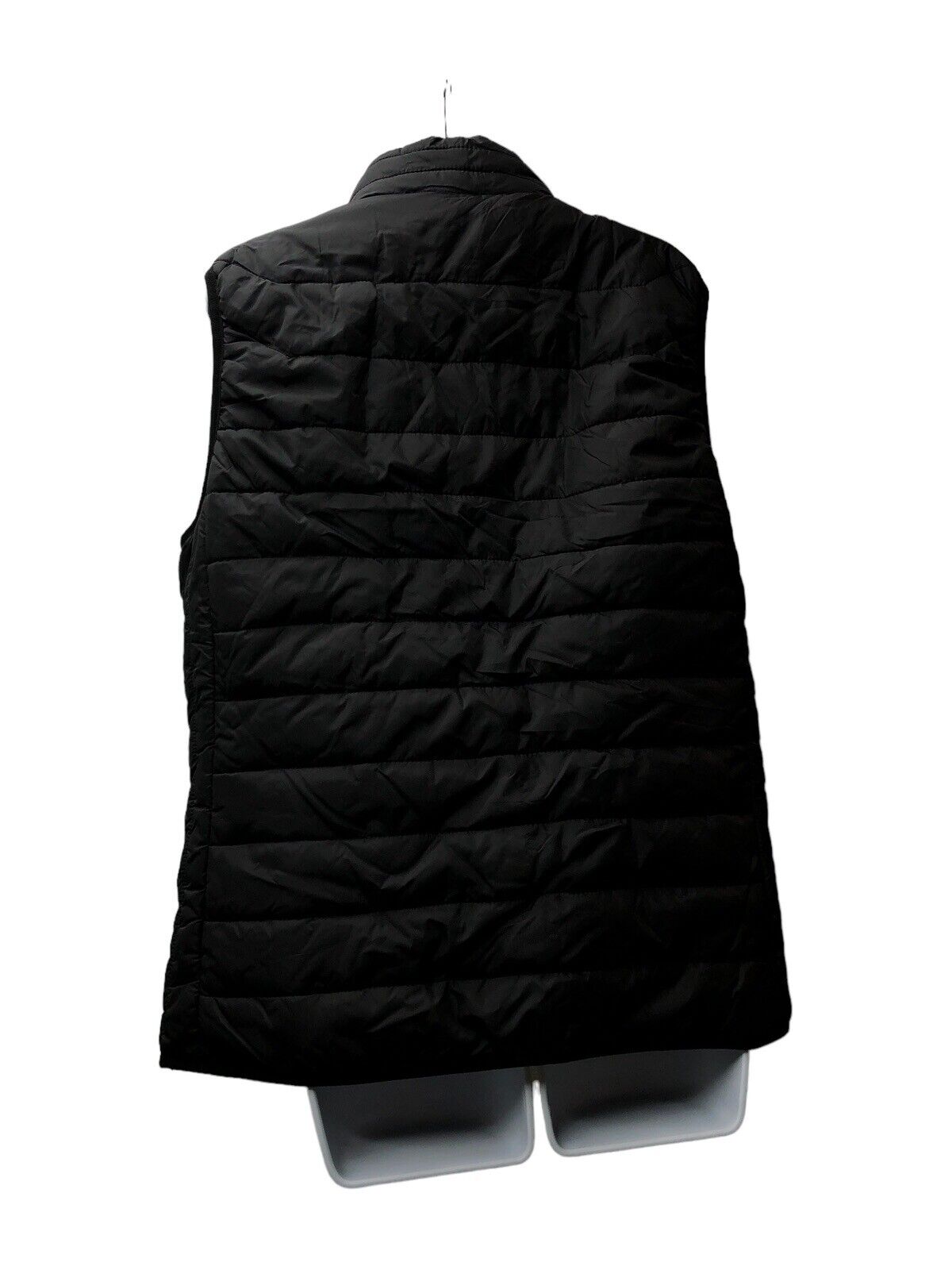 EAY Unisex Size Large Warming Electric Heated Vest Sleeveless Black Zip Closure