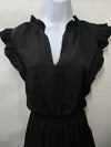 Steve Madden Womens Prairie Dreams Party Dress Size XL Pull On Black V-neckline