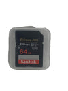 SanDisk Extreme PRO 64GB UHS-I U3 SDXC 200MB/s 4K UHD Video Memory Card SDSDXXU