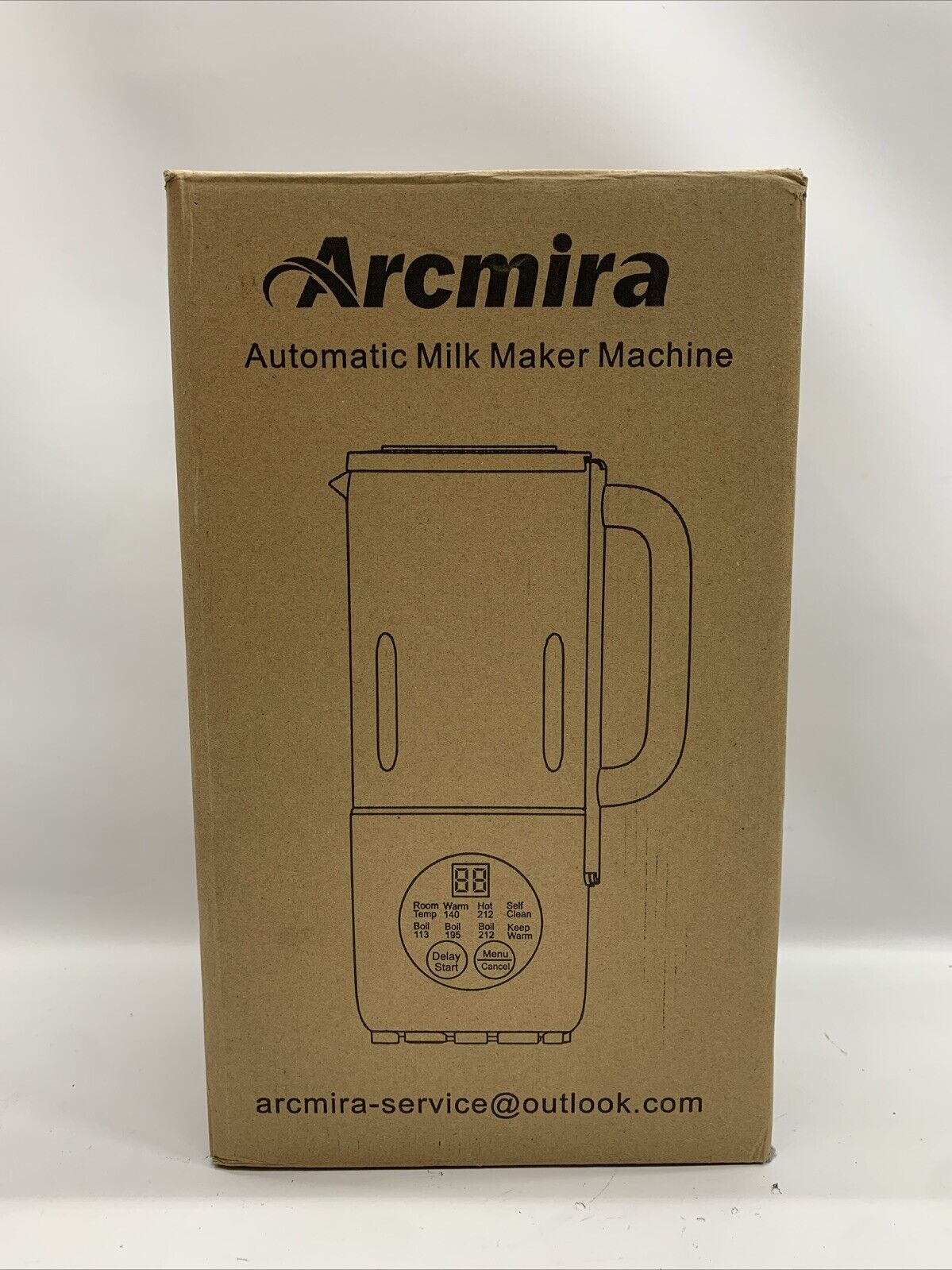 Arcmira PB106 Adjustable Speed Setting 600W 1000Ml Nut Milk Maker Machine 110V