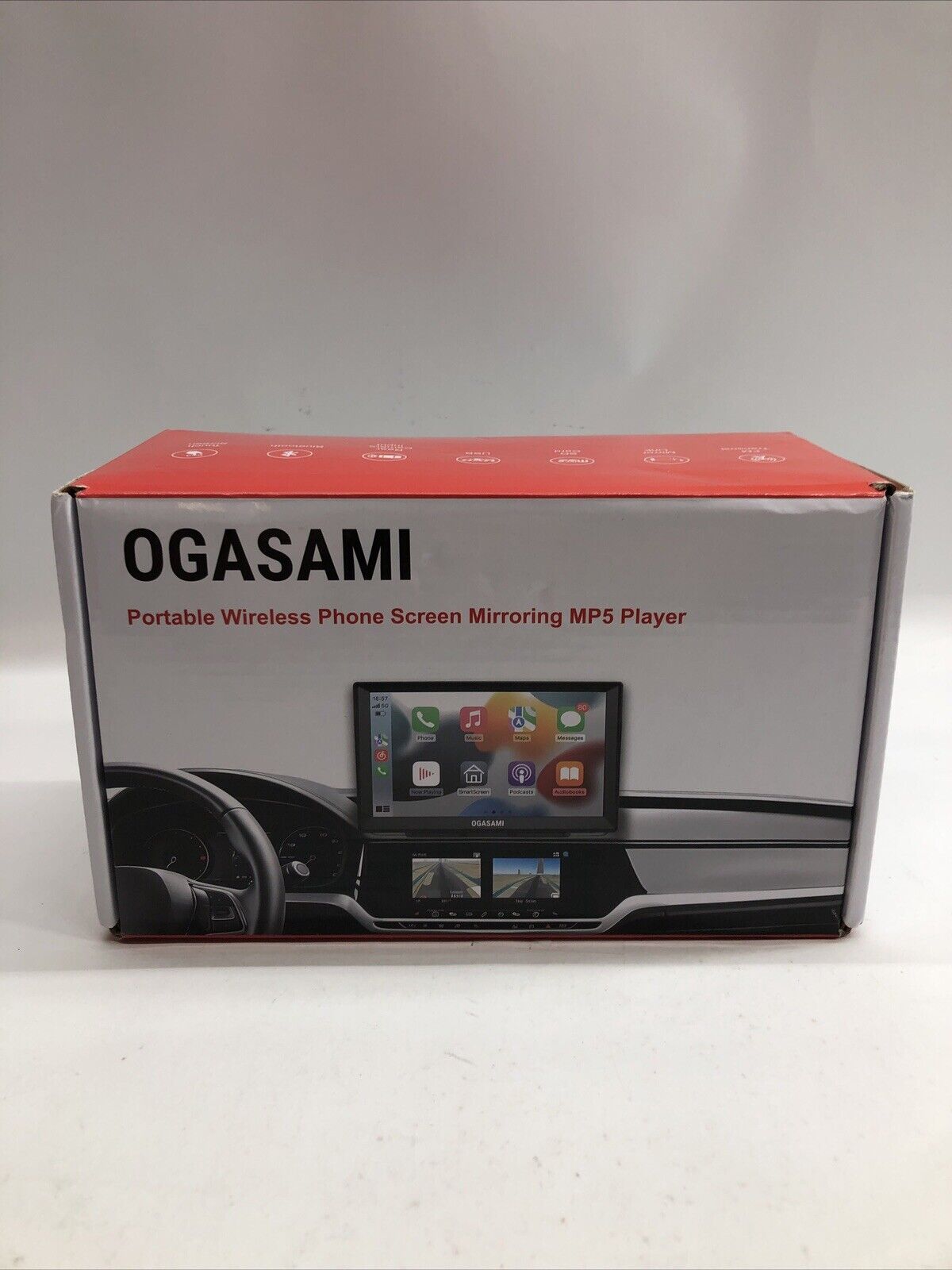 Ogasami Portable Wireless Bluetooth Phone Screen Mirroring MP5 Player Black