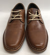 Steve Madden Men's Harpoon Leather Lace Up Dress Oxfords Wood, Size 9 Brown