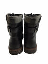 Jousen Boots Shoes for Men Casual Dress Retro Lace Up Motorcycle Black Size 11