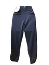 Champro Women's Low-Rise Polyester Softball Long Pant Medium Navy with Pockets