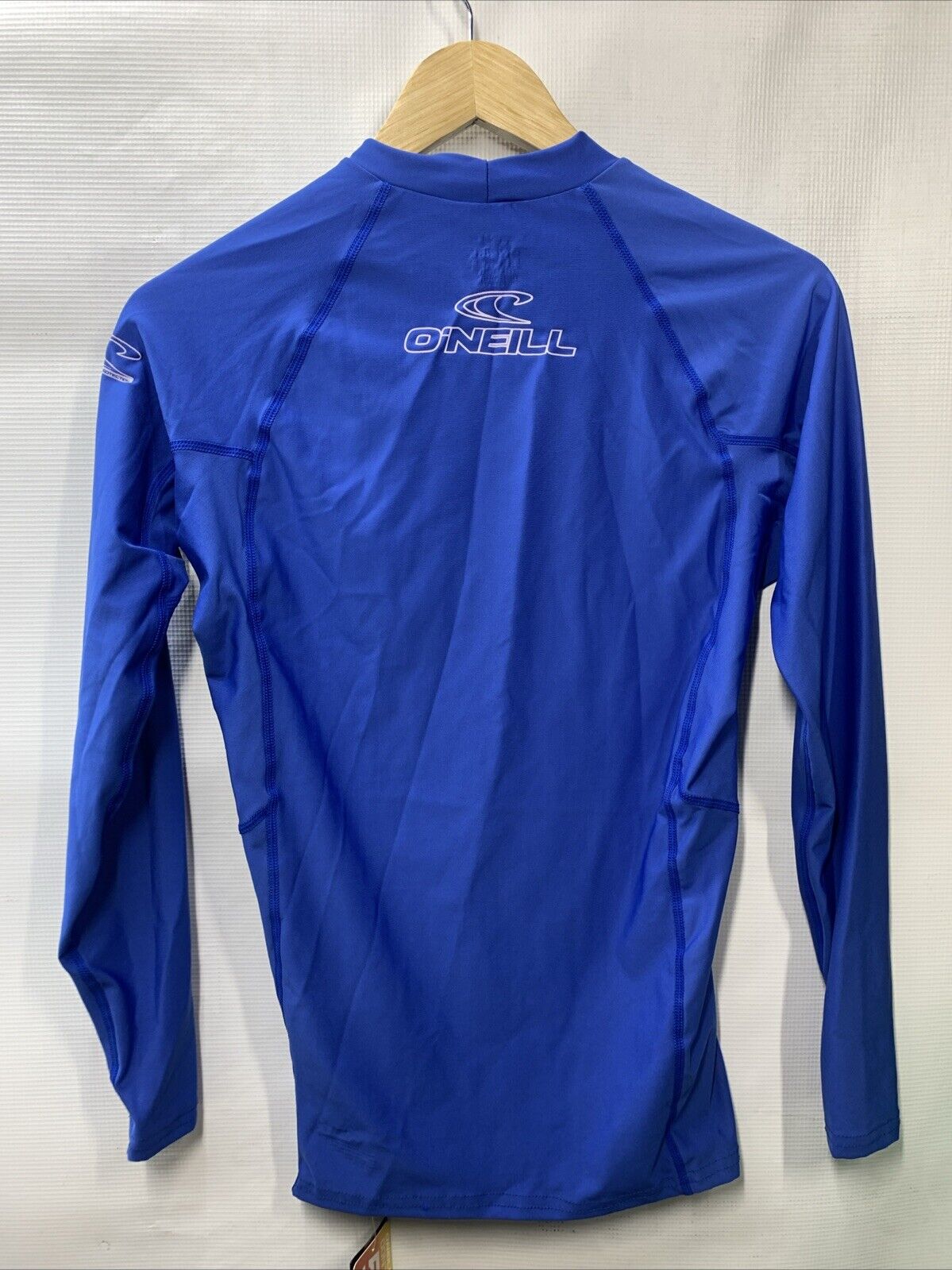 O'Neill Men's Basic Skins UPF 50+ Long Sleeve Rash Guard Shirt Blue 3342 Size M