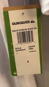 Quiksilver Men's T-shirt Solid Streak Short Sleeve White Size Small AQYWR03107