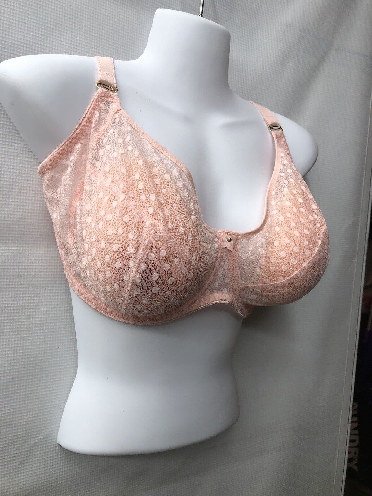 Freya Womens Peach Adjustable Strap Side Support Balcony Bra Size 36i AA5201ROR