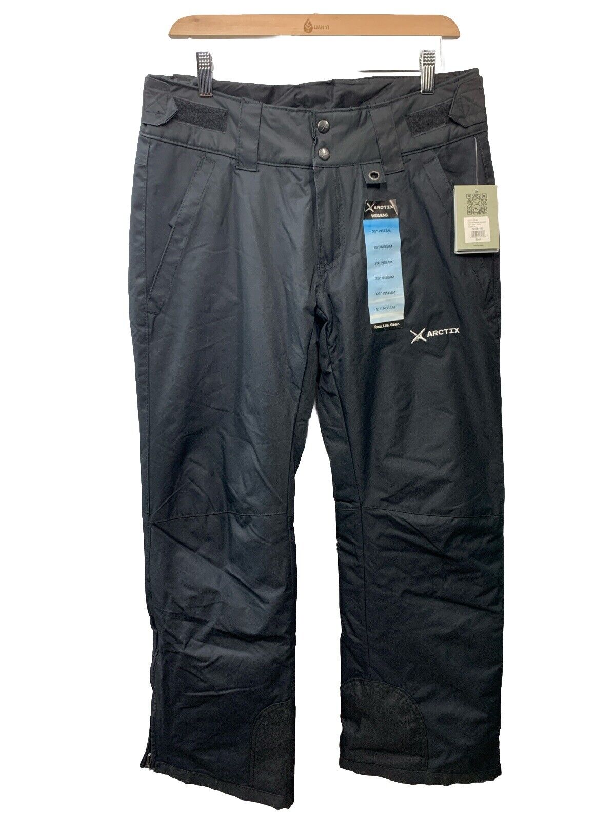 Arctix Women's Insulated Snow Long Pants Black Water Resistant 18171-00-M Size M