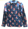 SSLR Men's Floral Cotton Long Sleeve Casual Button Down Shirts Collared Neck