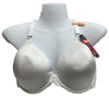 Maidenform Racerback Fab Fit Lace Trim Smoothing Underwire Bra White 07112 38DD