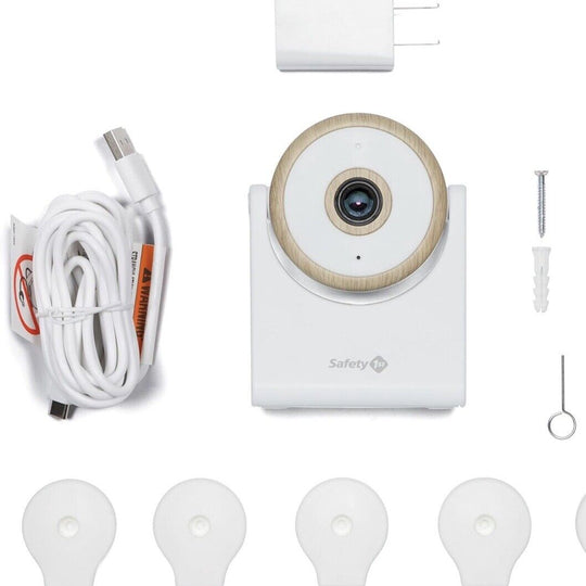 Safety 1st Connected WiFi Baby Monitor with 1080p HD Camera Motion & Sound White