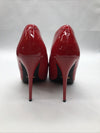 Women's Candy Apple Red Pointed Toe Stiletto High Heels Shoe Size 8 Hingswink