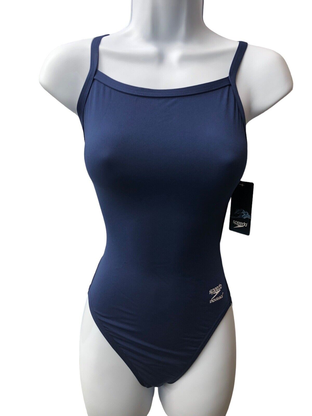 Speedo Solid Endurance + Flyback Training Swimsuit A577812927 Nautical Navy 28