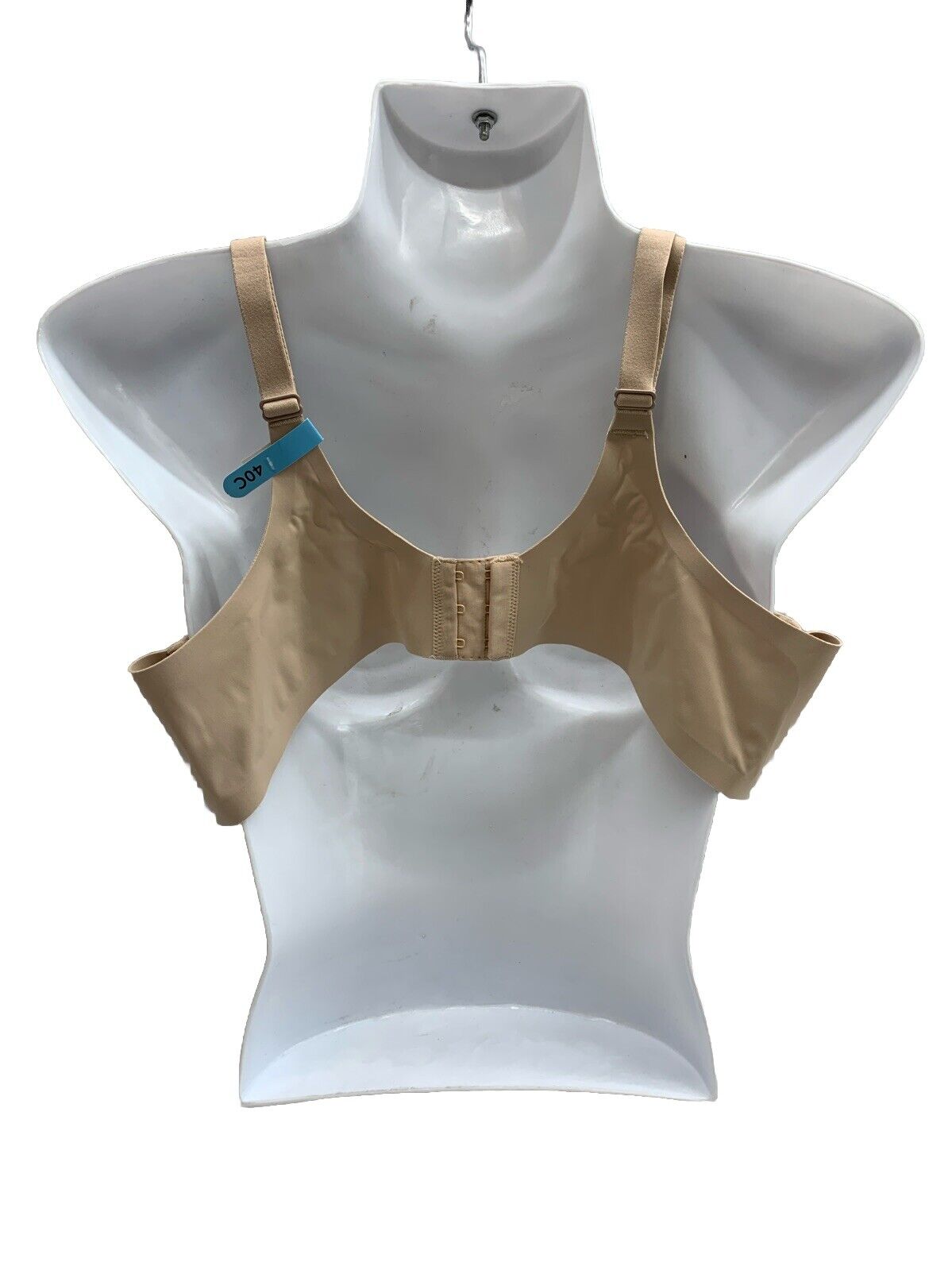 Bali DF4481 Sleek Support Smoothing Underwire T-Shirt Bra Beige 40C Full Coverag