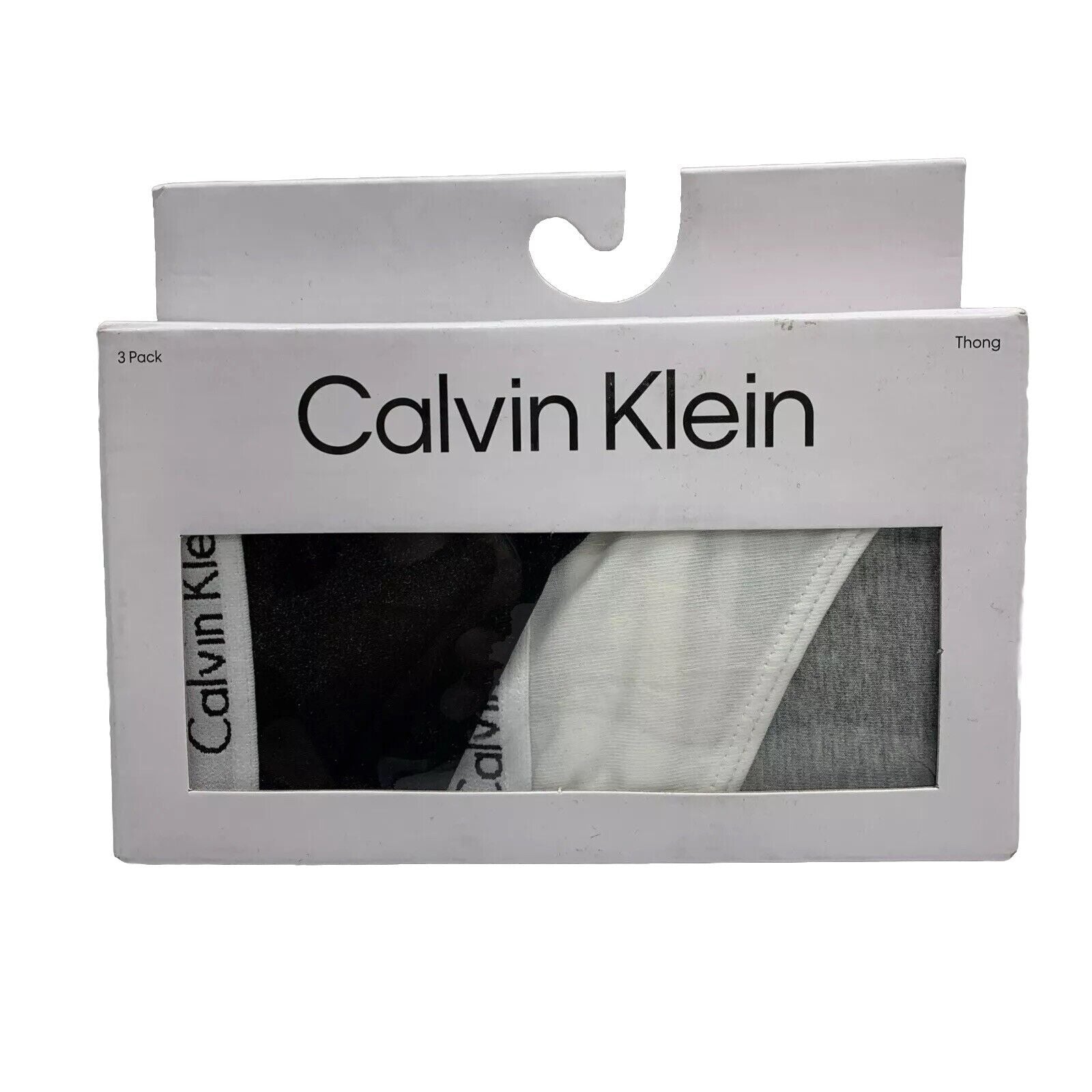 Calvin Klein Women's Carousel Logo Cotton Stretch Bikini Panties Size L 3 Pack