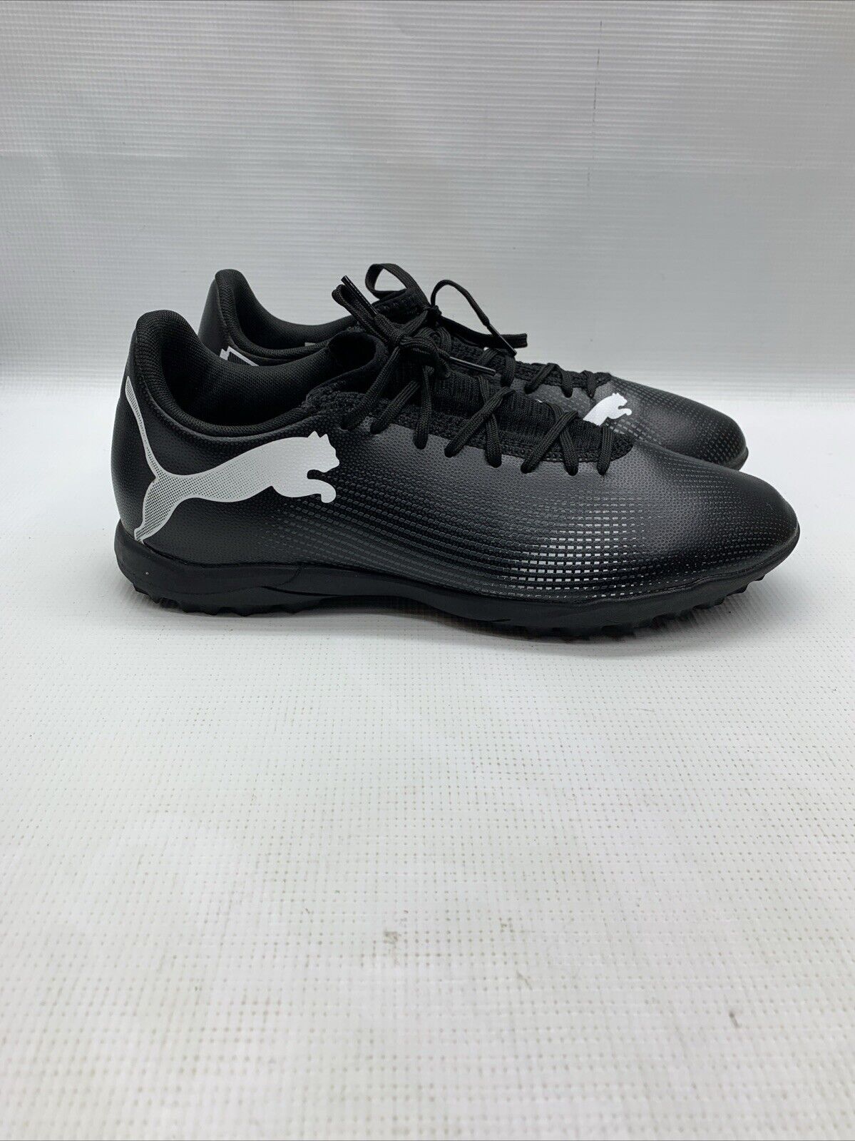 Puma Future 7 Play Black Football Training Shoe Size 10 Lace-up Athletic Sneaker