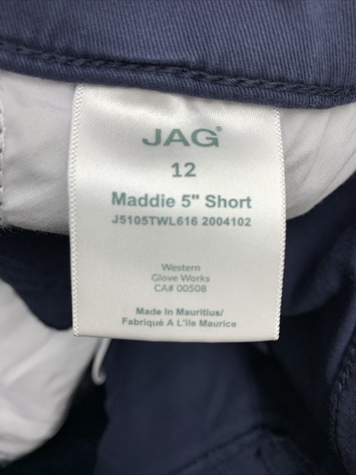 JAG Women's Maddie Mid Rise Bermuda Pull-On Shorts with Pockets Size 12 Casual