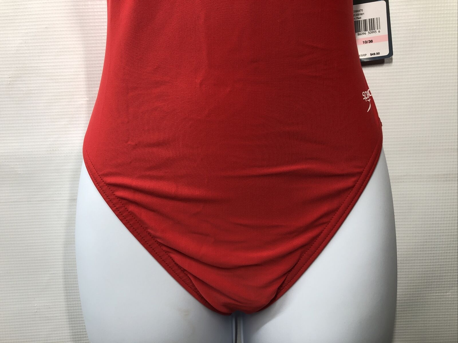 Speedo Standard Swimsuit One Piece ProLT Super Pro Solid Adult Red Wm Size 10/36