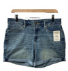 Levi's Signature Gold Mid-Rise Jean Shorts Adult Blue Cuffed Woman's Size 8