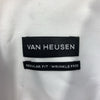 Van Heusen Men White Long-Sleeve Wrinkle-Free Poplin Dress Shirt Size S Collared