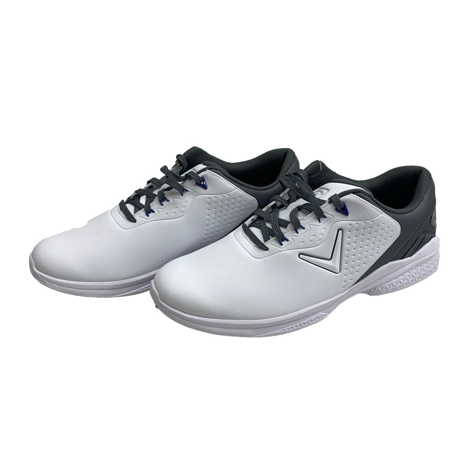 Callaway Monterey SL CG223WGY White/Grey Men Spikeless Golf Shoe Lace-up Size 14