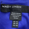 Maggy London Women's Sleeveless Fit and Flare with Pleat Tuck and Seaming Sz 16