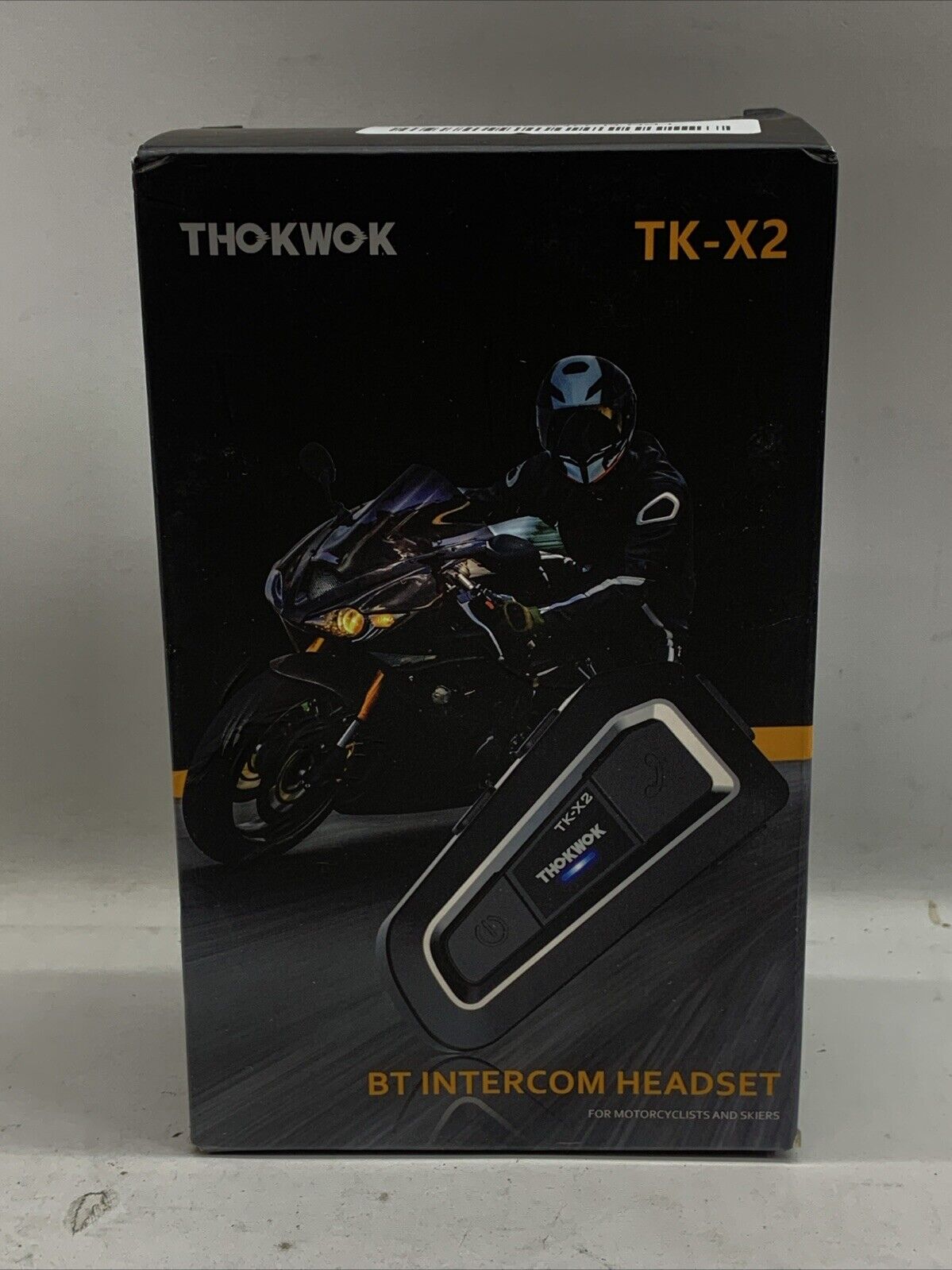 Motorcycle Bluetooth Headset 1pcs TK X2 Helmet Bluetooth Intercom Communication