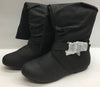 Twisted Van 0109 Women's Faux Leather Black Slouchy Mid-Calf Boots US Size 7