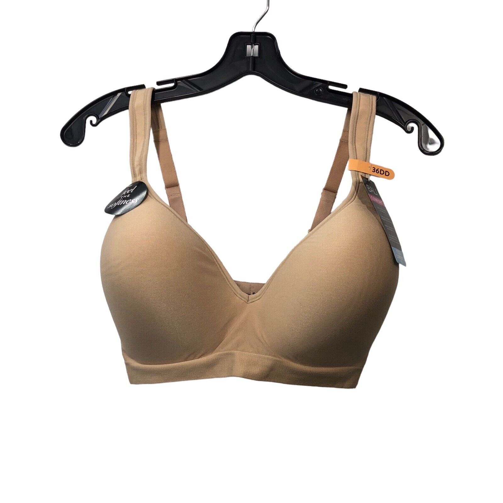 Bali 260891 Women's Comfort Revolution Seamless Wire free Bra Nude Size 36DD