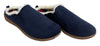 Spenco Foot Wear Slippers Mens Size 9D Blue Dundee Corduroy Waco Shoe Co Slip-on