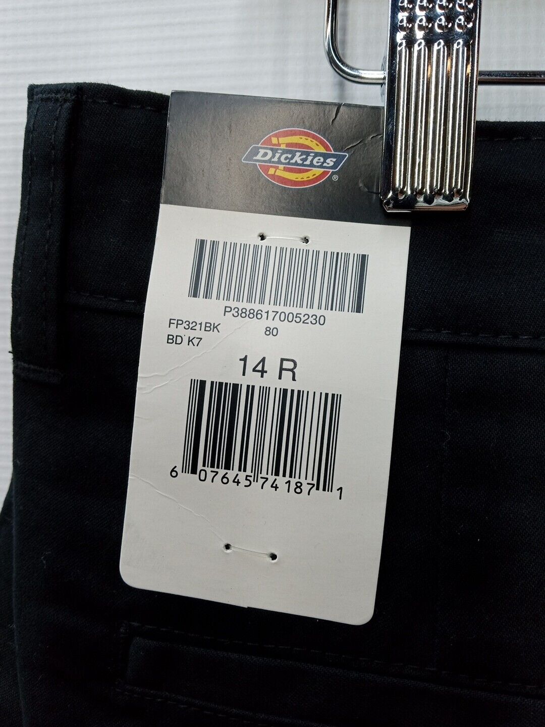 Dickies Womens Relaxed Straight Stretch Twill Long Pant Black 14 Regular FP321BK