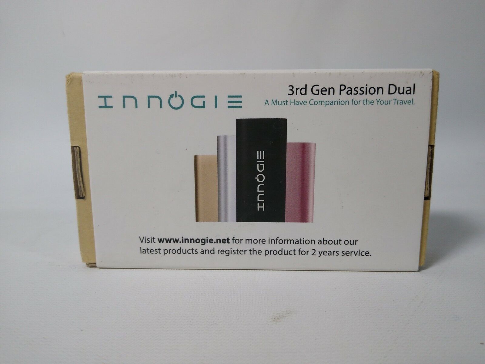 Innogie Portable Dual External Battery Power Bank 6000mah Passion Black for iPad