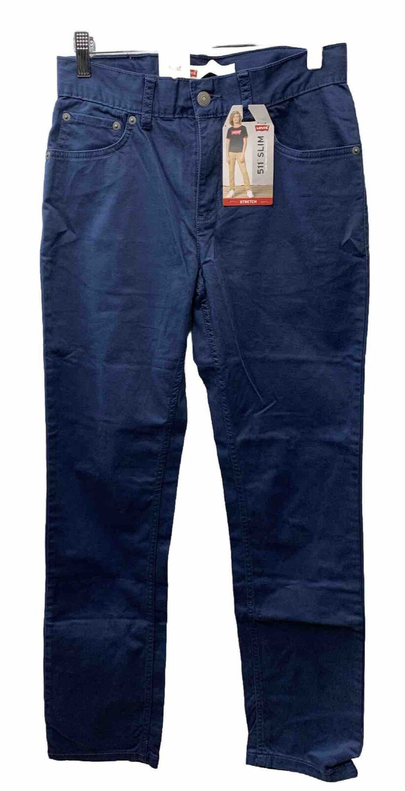 Levi's 511 Slim Fit Long Pants Stretch Adjustable Waist 917648-U09 16Reg 28Wx30L